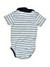 H&M Stripes Blue Short Sleeve Onesie Size 9-12 mo - photo 2