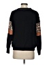Skies Are Blue 100% Cotton Animal Print Black Pullover Sweater Size S - photo 2