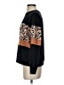 Skies Are Blue 100% Cotton Animal Print Black Pullover Sweater Size S - photo 5