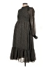 Hatch 100% Polyester Polka Dots Gray Casual Dress Size 0 Maternity - photo 1