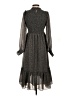 Hatch 100% Polyester Polka Dots Gray Casual Dress Size 0 Maternity - photo 2