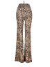Bershka Animal Print Brown Tan Casual Pants Size S - photo 2