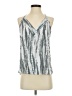 Tyche Silver Sleeveless Blouse Size S - photo 1