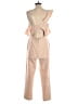 BCBGMAXAZRIA Solid Tan Jumpsuit Size S - photo 2