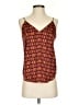 Express 100% Polyester Orange Sleeveless Blouse Size XS - photo 1