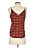 Express 100% Polyester Orange Sleeveless Blouse Size XS - photo 2