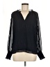 Ann Taylor 100% Polyester Black Long Sleeve Blouse Size M - photo 1