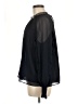Ann Taylor 100% Polyester Black Long Sleeve Blouse Size M - photo 5