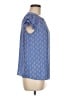 Papermoon 100% Polyester Blue Short Sleeve Blouse Size M - photo 4