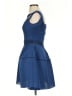 Maje Solid Blue Cocktail Dress Size Sm (1) - photo 5