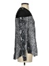Rebecca Taylor Silver Long Sleeve Top Size 2 - photo 4