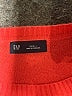 Gap Orange Red Pullover Sweater Size S - photo 7