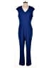 AK Anne Klein Solid Blue Jumpsuit Size 10 - photo 1
