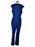 AK Anne Klein Solid Blue Jumpsuit Size 10 - photo 2