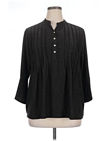 NY Collection 3/4 Sleeve Blouse (view 1)