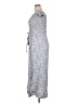 AaKaa 100% Rayon Gray Casual Dress Size L - photo 5