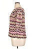 Sigrid Olsen Chevron-herringbone Aztec Or Tribal Print Color Block Fair Isle Graphic Houndstooth Jacquard Ombre Solid Stripes Multi Color Pink Cardigan Size 1X - photo 5