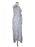 AaKaa 100% Rayon Gray Casual Dress Size L - photo 4