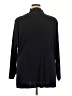 misook 100% Cotton Black Blue Cardigan Size 3X - photo 2