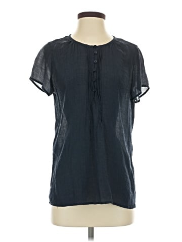 Christopher & Banks Short Sleeve Blouse (view 1)