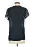 Christopher & Banks Gray Black Short Sleeve Blouse Size S - photo 2