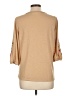 French Laundry Tan 3/4 Sleeve Blouse Size L - photo 2