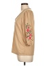 French Laundry Tan 3/4 Sleeve Blouse Size L - photo 5