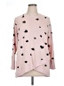 Workshop Republic Clothing Hearts Pink Pullover Sweater Size 1X - photo 1