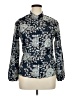 Unbranded Paisley Blue Long Sleeve Blouse Size XL - photo 1
