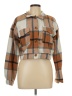 Unbranded 100% Polyester Plaid Brown Cardigan Size L - photo 1
