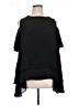 Boutique + 100% Polyester Black Short Sleeve Blouse Size 0X - photo 1