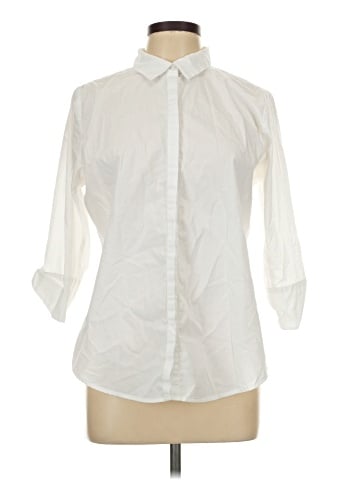 Worthington 3/4 Sleeve Button-Down Shirt (view 1)