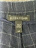 Eileen Fisher 100% Silk Plaid Blue Silk Pants Size S - photo 7