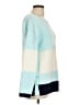 Talbots 100% Polyester Color Block Blue Pullover Sweater Size L - photo 4