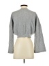 Listicle Gray Long Sleeve Top Size S - photo 2