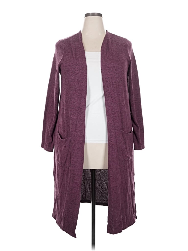 Pre-owned Torrid Cardigan Sweater In Purple