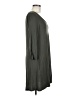 Vanity Solid Gray Casual Dress Size M - photo 4