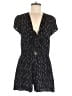 Final Touch 100% Rayon Graphic Black Romper Size L - photo 1