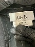 Ally B 100% Polyester Stripes Black Casual Skirt Size 3 - photo 4