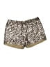 Hot & Delicious 100% Polyester Tweed Gold Shorts Size L - photo 1