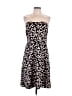 J.Crew 100% Silk Hearts Black Cocktail Dress Size 12 - photo 1