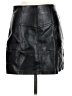 Shein Black Faux Leather Skirt Size M - photo 1