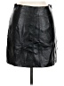 Shein Black Faux Leather Skirt Size M - photo 2