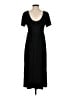 Isabel Solid Black Casual Dress Size XS - photo 2