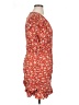 Veronica Beard Floral Red Orange Cocktail Dress Size 14 - photo 4
