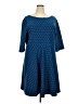 Leota Polka Dots Blue Casual Dress Size 4L - photo 1