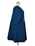 Leota Polka Dots Blue Casual Dress Size 4L - photo 4