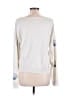 Wildfox Print Ivory Pullover Sweater Size XL - photo 2
