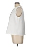 Club Monaco 100% Polyester Ivory Sleeveless Blouse Size L - photo 5