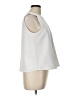 Club Monaco 100% Polyester Ivory Sleeveless Blouse Size L - photo 4